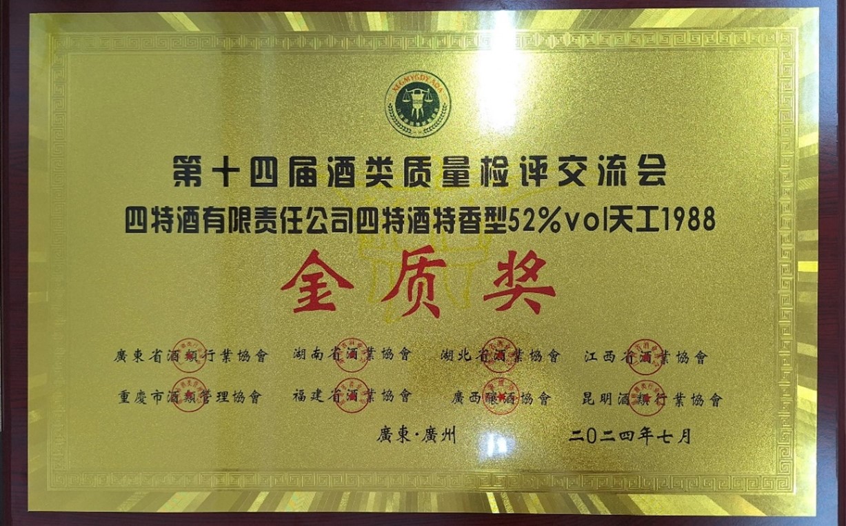 喜訊頻頻，榮獲多獎！特香四特再添榮光